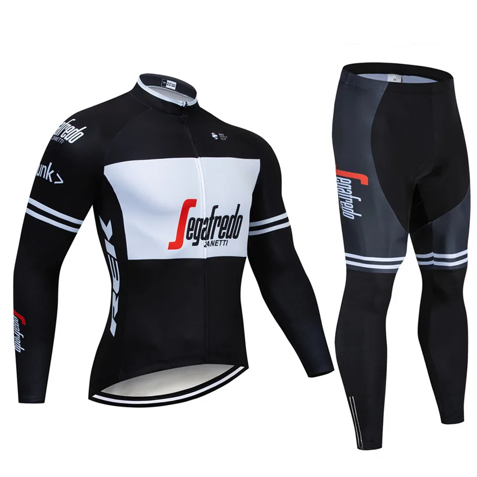 Cycling suit Pro с длинными рукавами весна для пеших и вело походов Джерси комплект велосипедная Одежда Форма гоночный велосипед одежда Одежда Майо Ropa Ciclismo - Цвет: Cycling suit