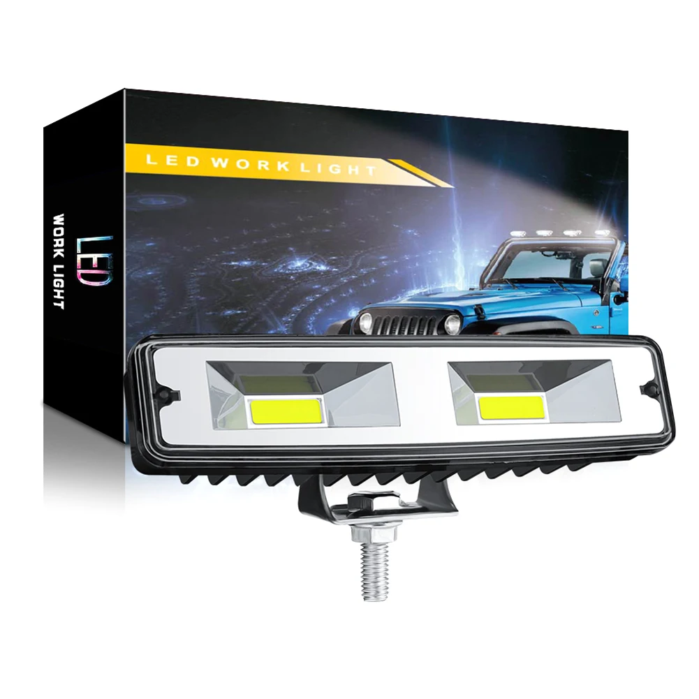 2X 18W 12V COB Work Light Bulb Spot Beam Bar Car SUV Off Road Driving Fog Lamp | Автомобили и мотоциклы