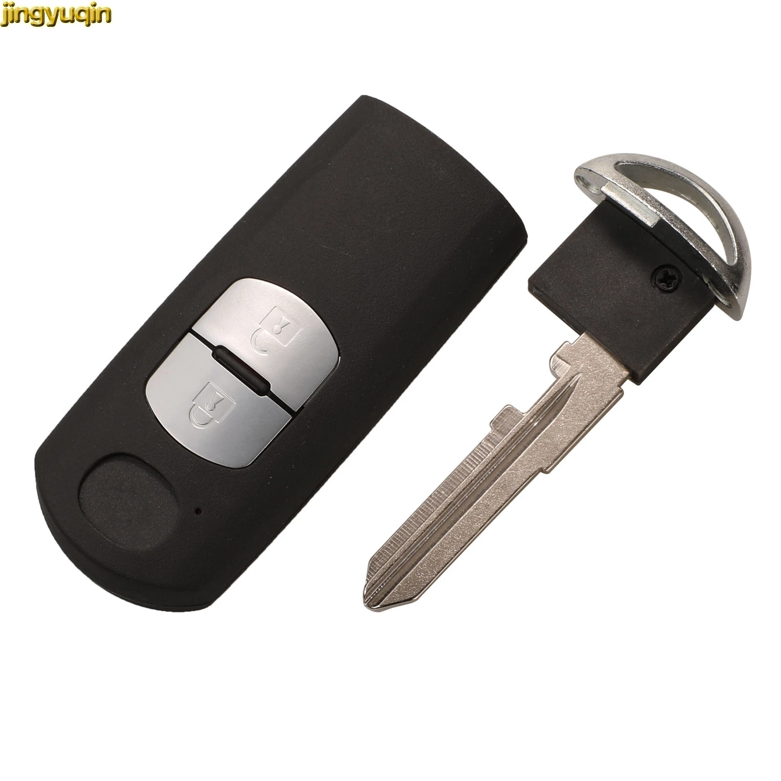 

Пульт дистанционного управления Jingyuqin для Mazda автомобильный смарт ключ-брелок вершины M3 M6 Axela Atenza с кнопкой аварийного ключа 2/3/4