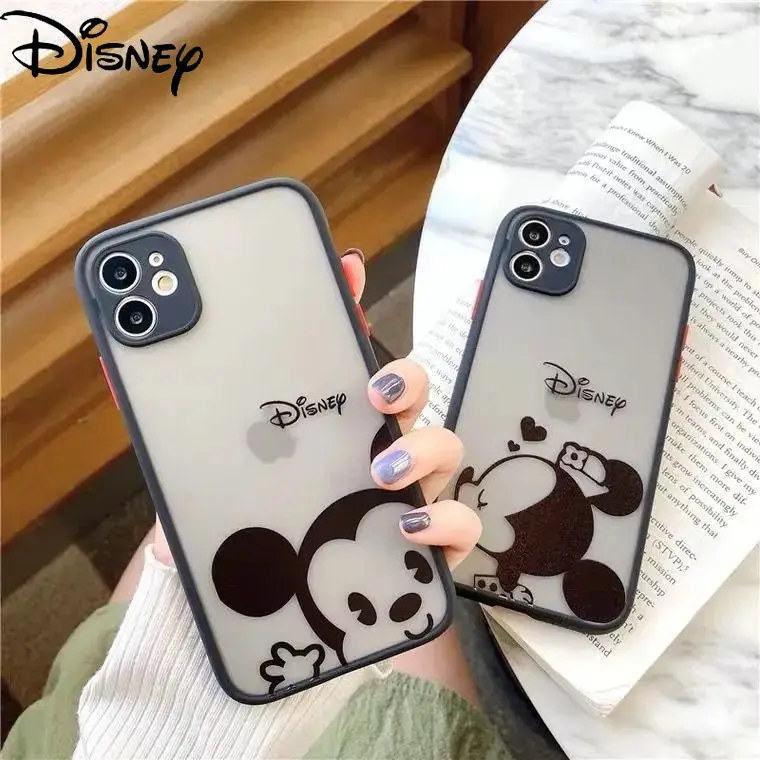 

Disney Cute Minnie Mickey Couple Phone Case for iPhone 6S/7/8P/SE/X/XR/XS/XSMAX/11/12Pro/12mini/11PROMAX/cartoon phone cover