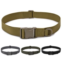 tactical sport waist belt with plastic buckle army military multifunctional belts adjustable outdoor hook loop waistband