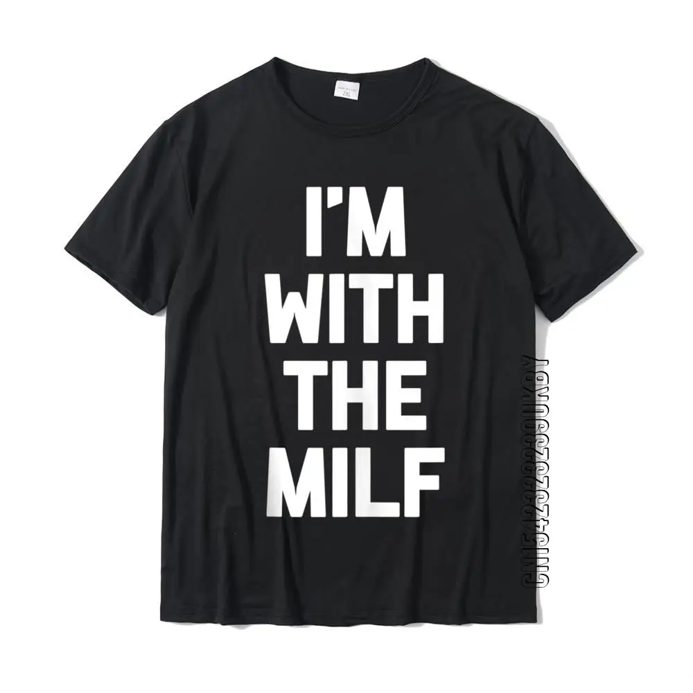 

Забавная рубашка для мамы, футболка «Im With The MILF», забавная надпись, милые футболки, мужские футболки из хлопка