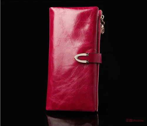 

New Style Fashion Women's Wallet Long Retro Wallet WOMEN'S Purse Cowhide Hand Bag