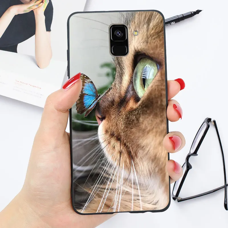 oo12 Мягкий для samsung J6 плюс чехол Глянцевая блестящая для samsung Galaxy J4 Plus J3 J5 J7 чехол Coque - Цвет: oo12