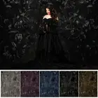 Mocsicka черный фон для фотосъемки с абстрактной текстурой и цветами для беременных женщин художественный портретный фон для фотостудии декоративный реквизит