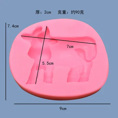 

Cartoon Cow Sahpe Silicone Mold For Fondant Chocolate Epoxy Sugarcraft Mould Pastry Cupcake Decorating Kitchen Accessories