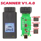 Диагностический сканер OBD2, для BMW 1,4, с интерфейсом сканирования, программируемая память