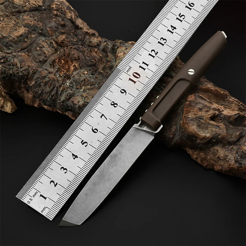 Охотничий нож ручной работы острый стальной D2 G10 тактический с фиксированным