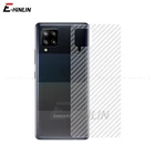 5 шт. Прозрачная мягкая защитная пленка из углеродного волокна для Samsung Galaxy F02s A22 A52 A72 A32 A02 F41 A12 A42 F62 Защитная пленка для заднего экрана