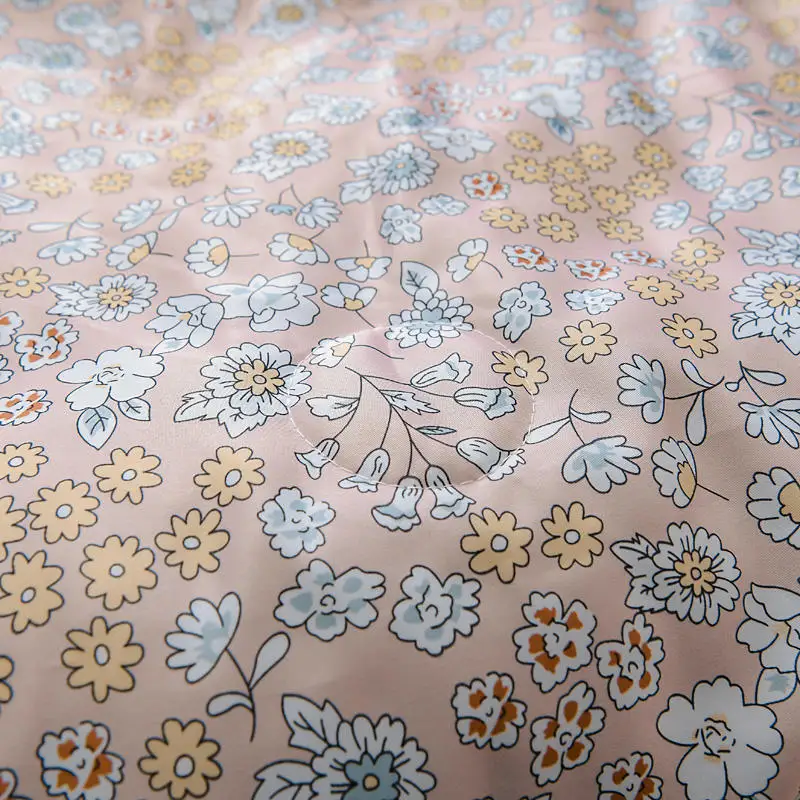 

1 pc Summer Bedspread with Ruffle Flittle Flower Printed Quilt for Summer Single/Queen Size Summer Duvet (pillowcase need order)