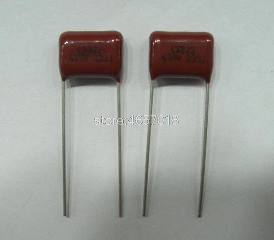 

FREE SHIPPING 100PCS 630V 333J 33NF 0.033UF P=10MM CBB capacitor