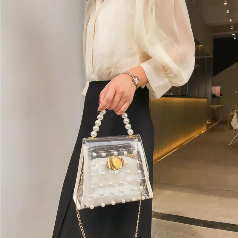 Женская сумка 2019 женские летние прозрачные сумочки из ПВХ пляжные сумки с