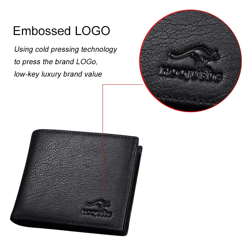 

Smart LB Genuine Leather wallet for men Purse Crazy Horse man Wallets short luxury brand high quality men's wallet