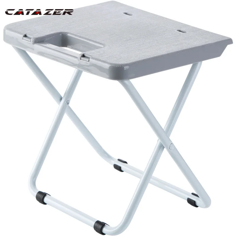 Catazer 1 шт. велосипедный портативный складной стул для кемпинга Прочный инструмент