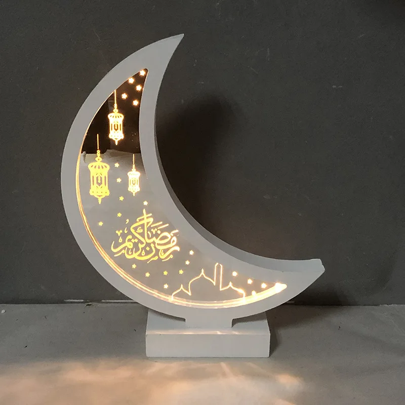 Светодиодный светильник Eid Mubarak Декоративная гирлянда в мусульманском