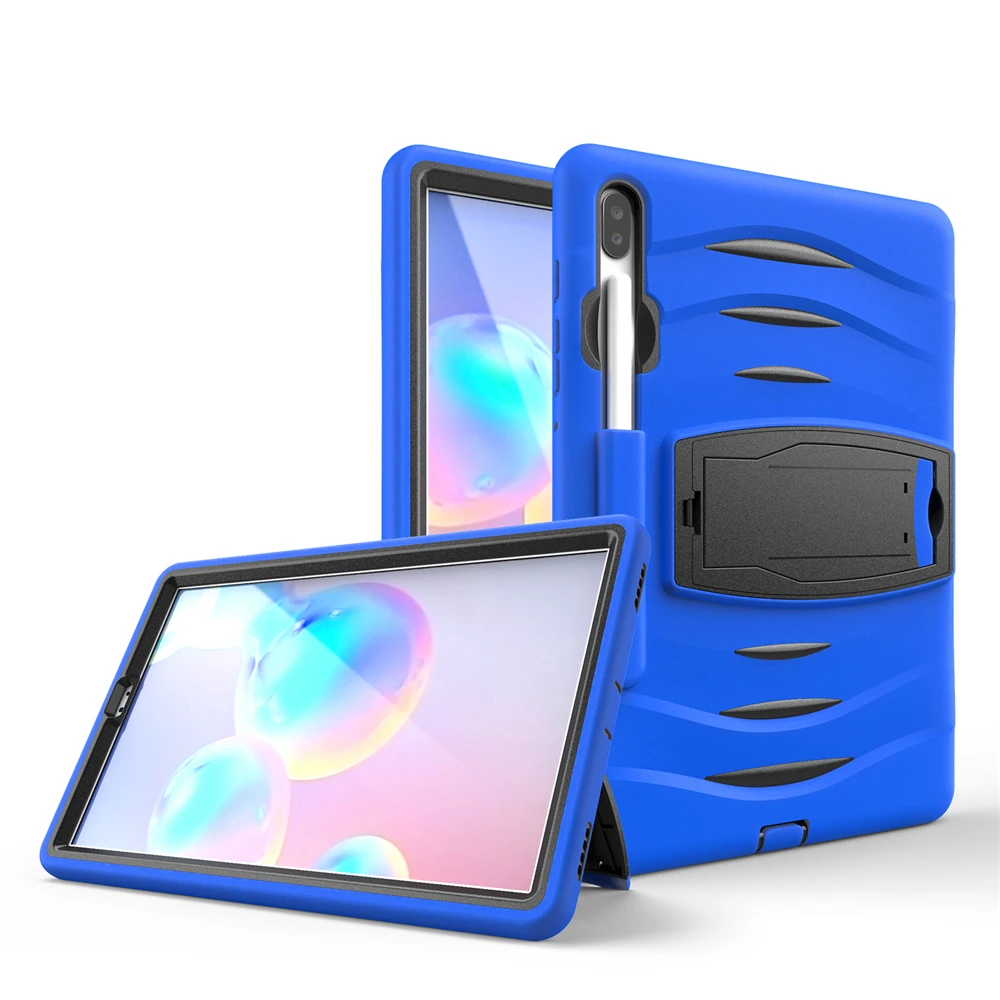 Для samsung Galaxy Tab S6 10 5 SM T860 T865 чехол 3 в 1 прикрепляющийся к противоударный PC +