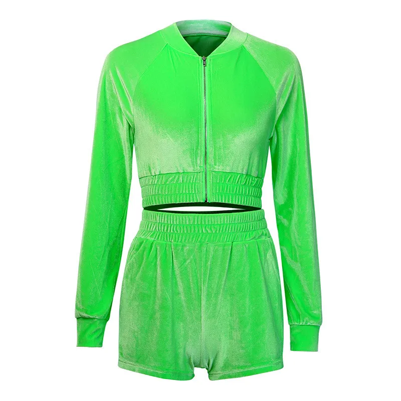 Осенне-зимний Бархатный комплект из двух предметов Adogirl 2019 женский спортивный