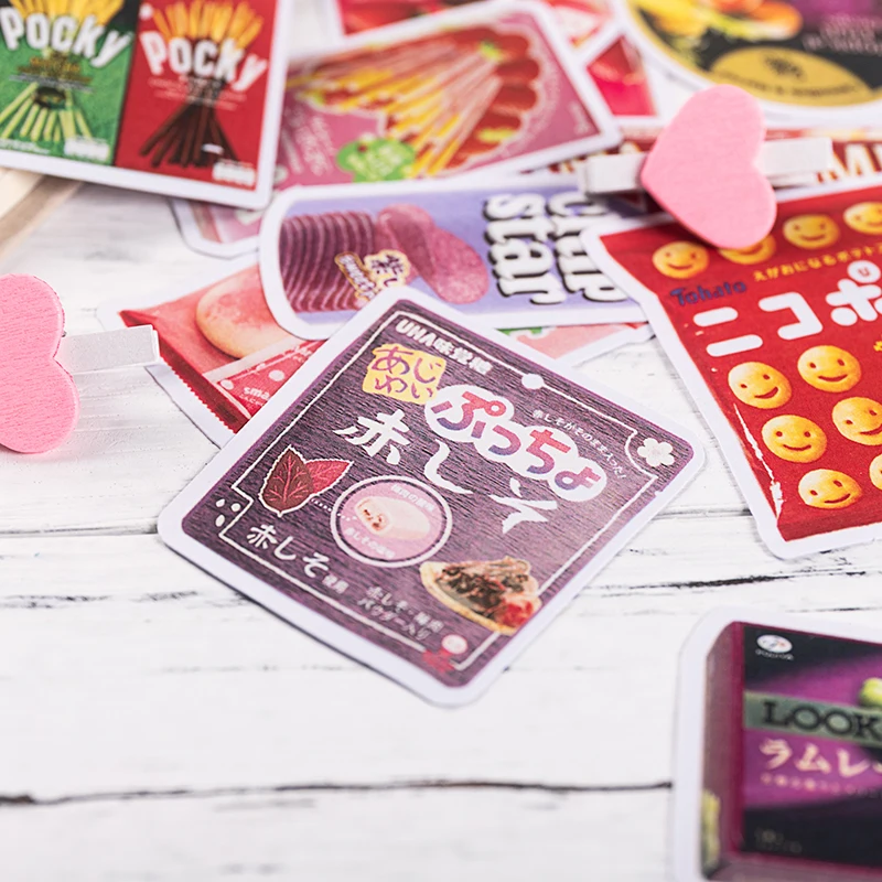 15 шт./пакет японский снэк-розовый стикер для девочек сделай сам скрапбукинг