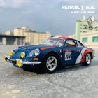 Модель автомобиля Bburago из сплава, 1:24, Renault Alpine A110 1600s