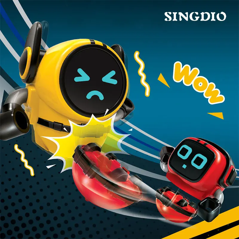 Новинка пластмассовый игрушечный инерционный робот с заводным механизмом