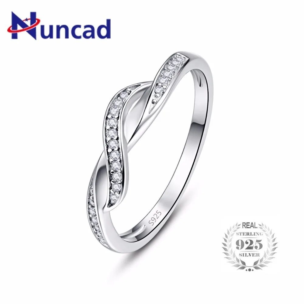 925 Sterling Silver Infinity Ring Eternity Crystal Best Friend Gift Endless Love Symbol Fashion Finger Rings For Women | Украшения и