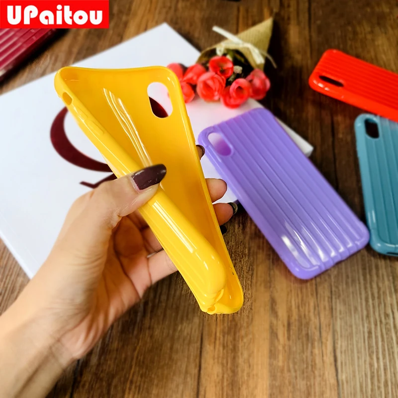 Мягкий силиконовый чехол UPaitou для OPPO Realme 5 3 2 Pro X Lite Realme3 Realme2 однотонный сумка |