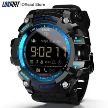 LOKMAT Sport Smart Watch Bluetooth Digital Men Clock Pedometer IP68 Waterprood Smartwatch Fitness Tracker For iOS Android Phone