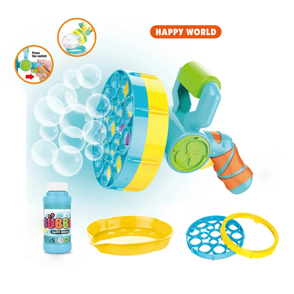 

Bubble 2 In 1 Outdoor Party Atmosphere Conversion Automatic Electric Bubble Machine bubble Maker fun Outdoor Toy for children