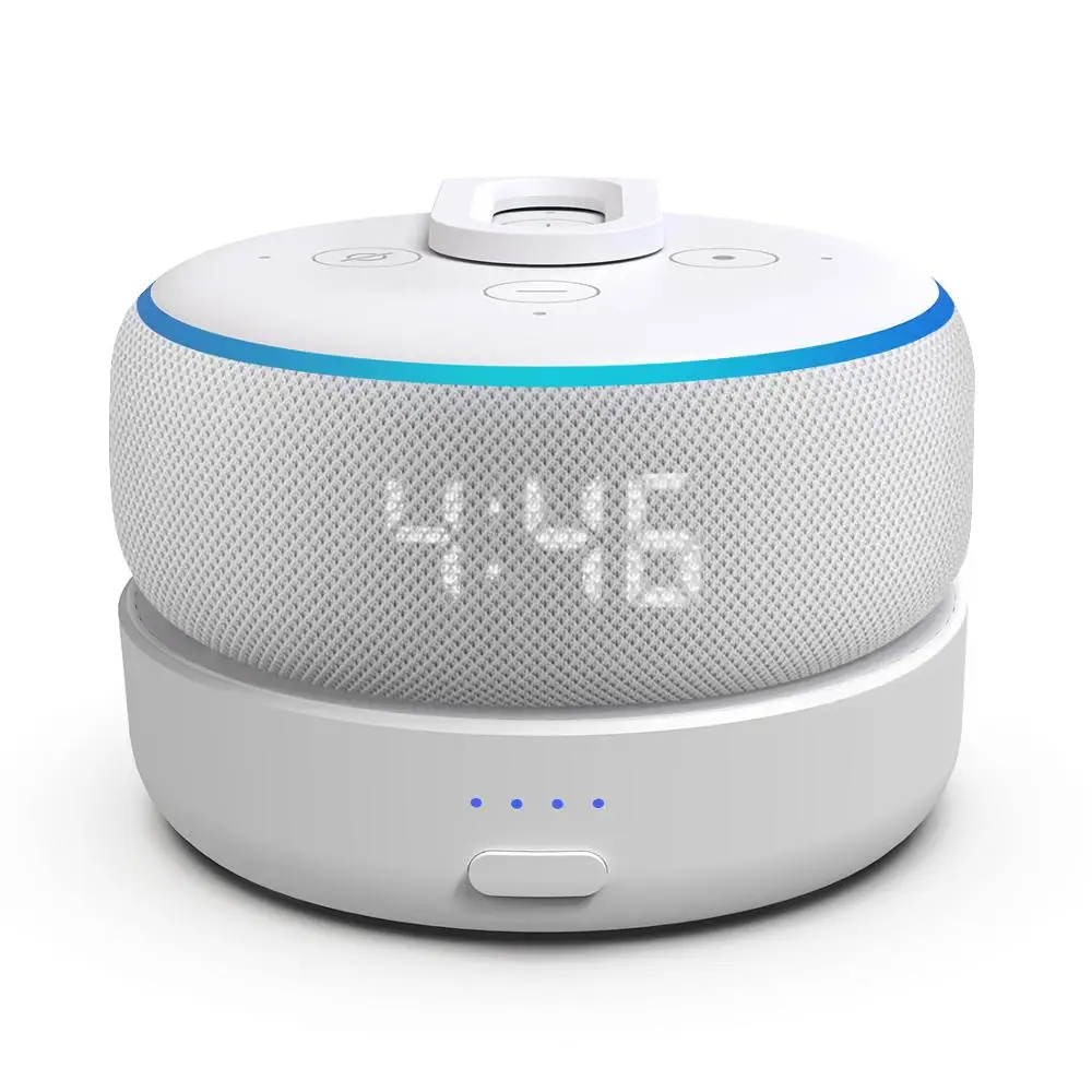 GGMM D3 батарея база для Alexa Amazon Echo Dot 3 го поколения смарт динамик с зарядным