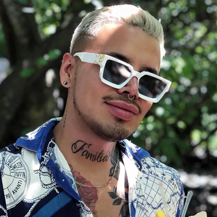 

2021 новые модные роскошные брендовые Дизайнерские Большие многоугольные Солнцезащитные очки Мужские Винтажные защитные крутые женские сол...