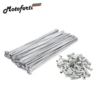 Motoforti 3672 шт. 33.5 мм Диаметр резьбы мотоциклетные колесные спицы с сосками 160 мм-170 мм спицы сгибающиеся для велосипеда мотоцикла