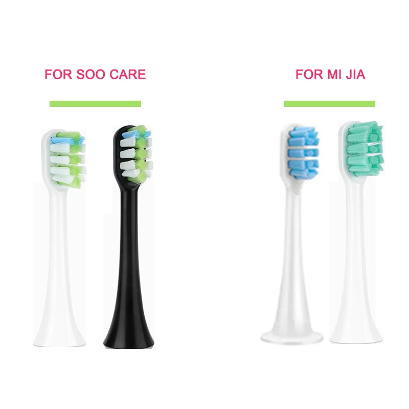 

12pcs Fit for Soocas X1/X3/X5 or xiaomi Mijia T300/500 Replacement Toothbrush Heads Sonic Electric Tooth Brush Heads