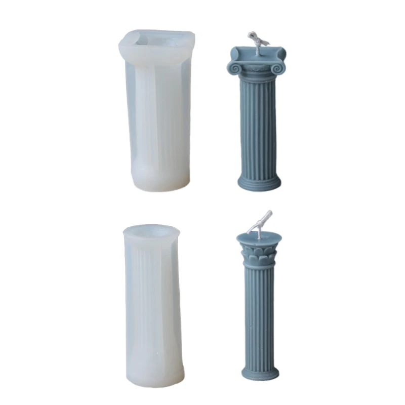 

Rome Pillar Candle Mould Aromatherapy Candle Plaster Mould For Home Decoration