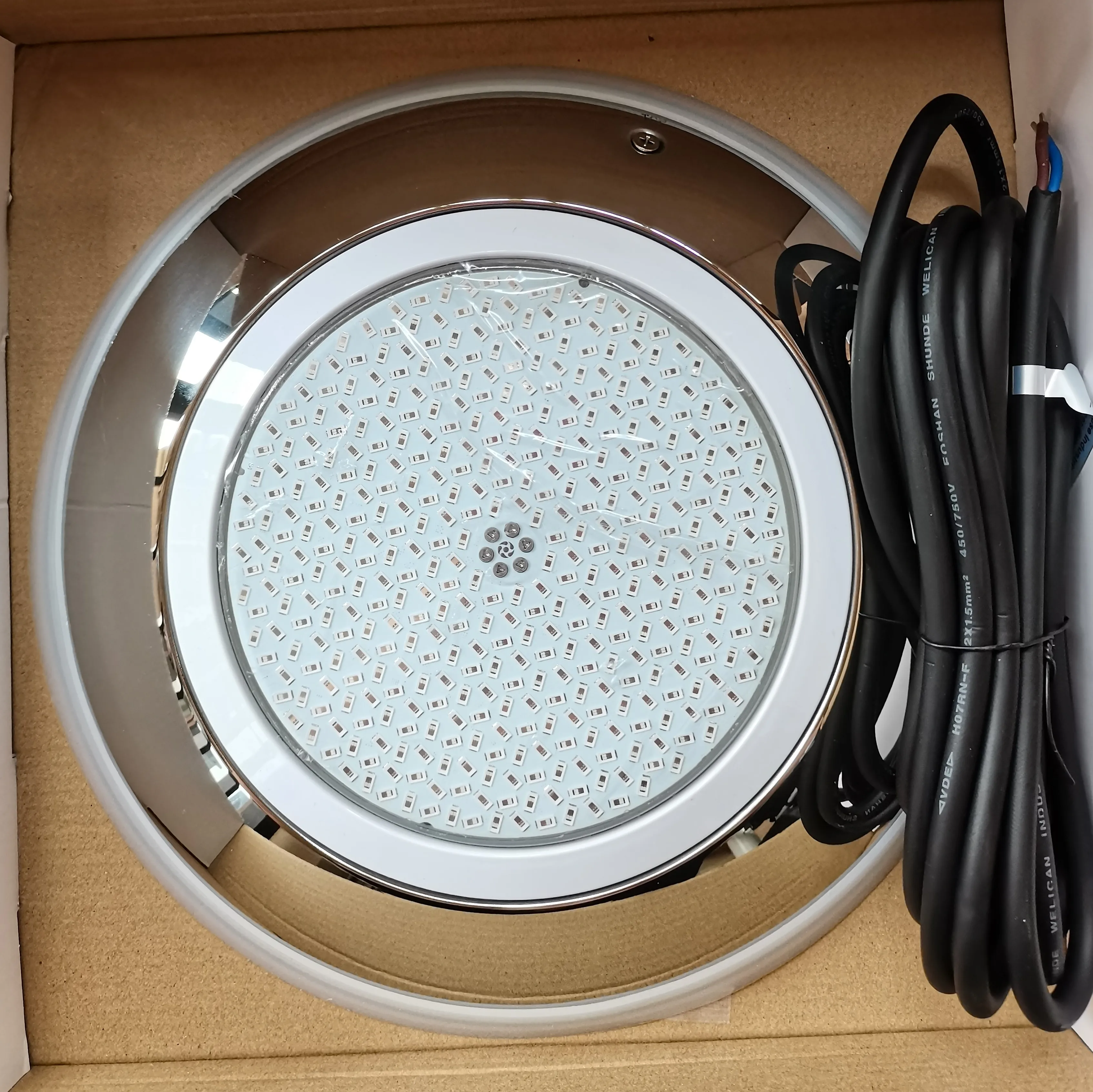 Подводный светодиодный светильник для бассейна SMD55W 12 В rgb из нержавеющей стали 316