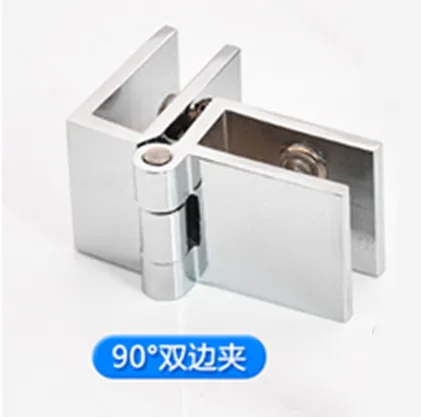 90 degree double 4 шт шкаф стеклянные дверные петли винные дверные петли стеклянные петли фурнитура подходит для стекла толщиной 5-8 мм. 90/180/0 градусов - Цвет: 90 degree double