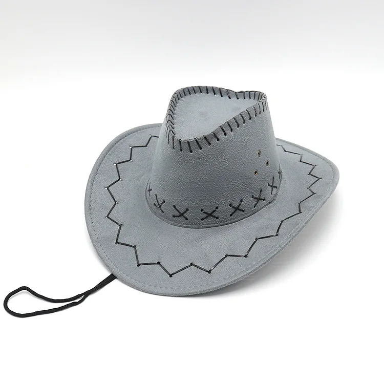 Мужская Летняя соломенная шляпа в ковбойском стиле Солнцезащитная для отдыха