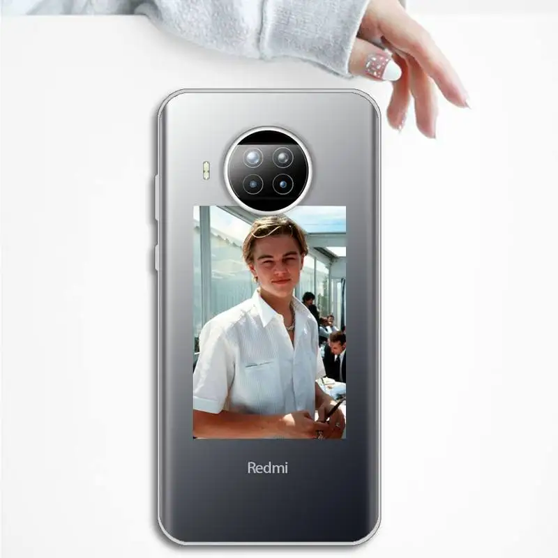 

Leonardo DiCaprio Phone Cases Transparent Clear for Xiaomi Redmi note 10 t 8 9 pro lite 11