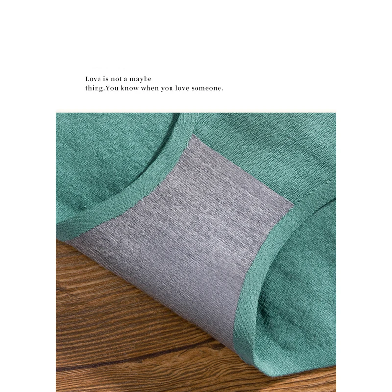 Нижнее белье женское хлопковое бесшовное пикантные дышащие трусики с низкой