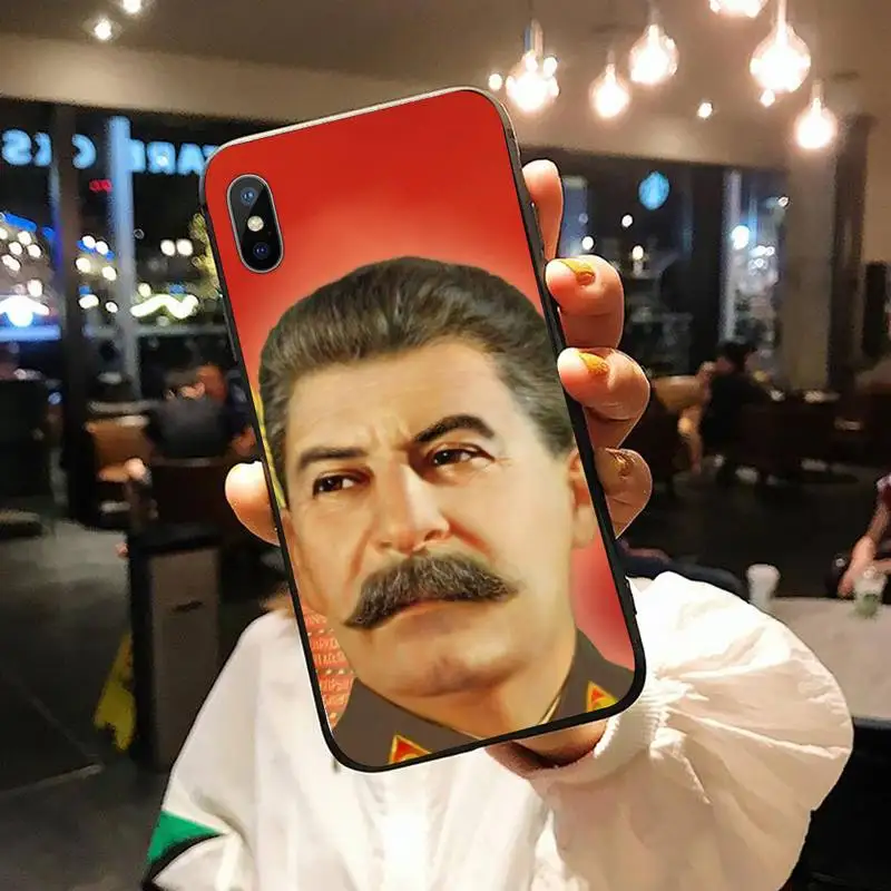 

Russian Stalin Ussr famous people Phone Case for iPhone 11 12 pro XS MAX 8 7 6 6S Plus X 5S SE 2020 XR