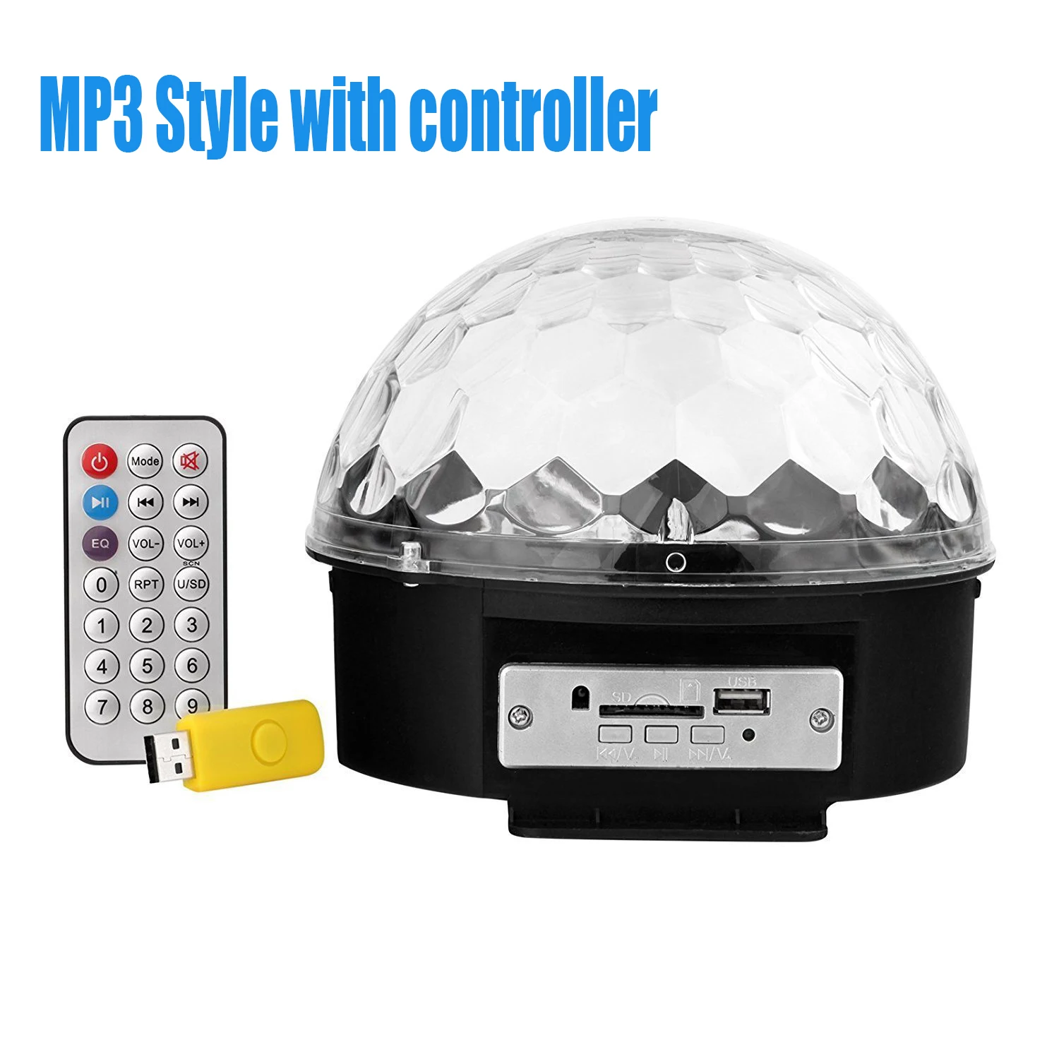 Сценическое освещение светодиодное вращающееся со звуковой активацией |