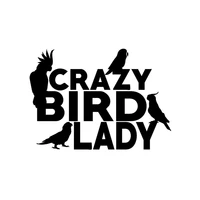 cartoon crazy bird lady cockatoo parrot conure funny car sticker automobiles motorcycles exterior accessories vinyl decals