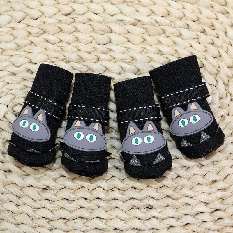 

Teddy Shoes A Set Of 4 Small Dog Feet Soft Sole Pet Dog Shoes Spring And Summer