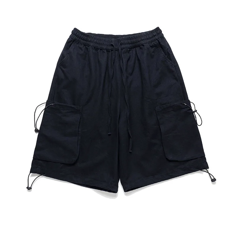 

2021 Trend Loose Straight Explosive Pants Hip Hop Retro Trendy Cargo Shorts Plus Size Men's Clothing