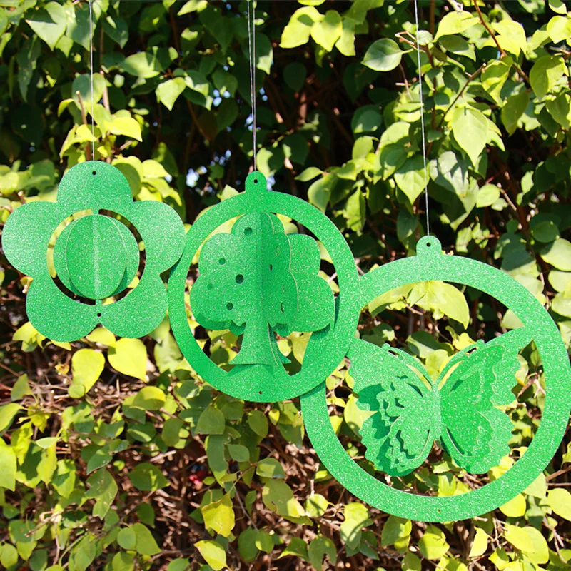 3 шт./компл. блестящие 3D бабочки подвесные украшения потолочные сверкающие