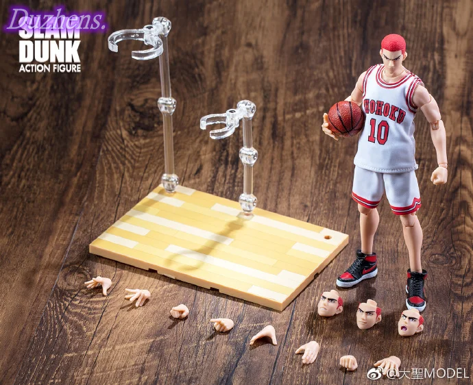 

Original Japanes Anime SLAM DUNK Model White Jersey Sakura Rukawa Kaede Mitsui Miyagi PVC Action Figure Anime Figure Model Toys