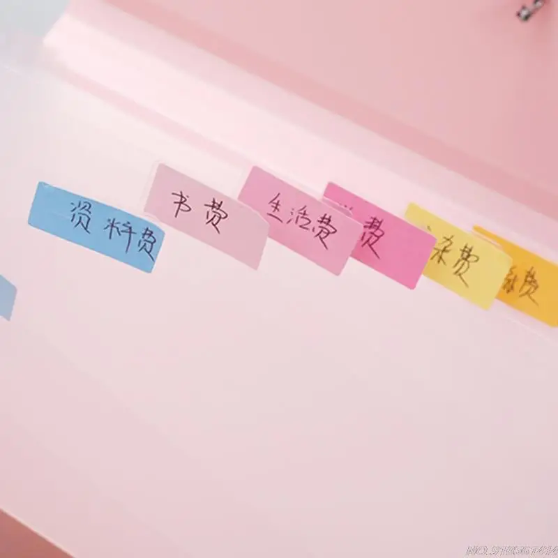 Расширяющиеся папки для документов B6 с язычками переносной держатель пружинной