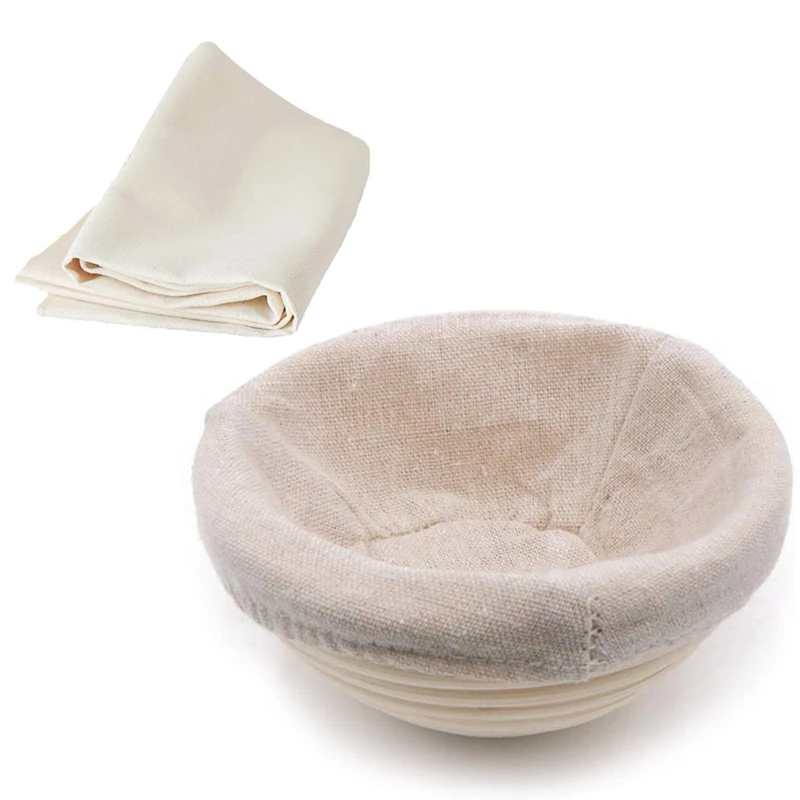 Хлебная корзина в том числе льняная ткань и большая хлебная хлопковая