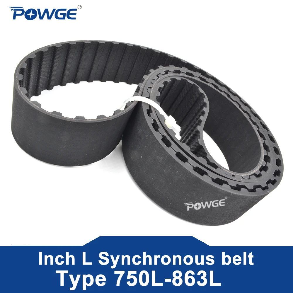 Ремень синхронный POWGE трапециевидный, 12,7 л/19,1 л/25,4 л/38,1 л/л