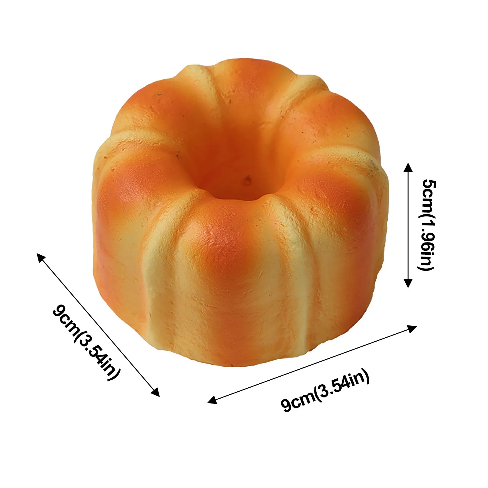 

Squishy Food Creative Simulation Bread Toast Donuts Slow Rising Squeeze Stress Relief Toys Spoof Tease Desktop Decoration #F