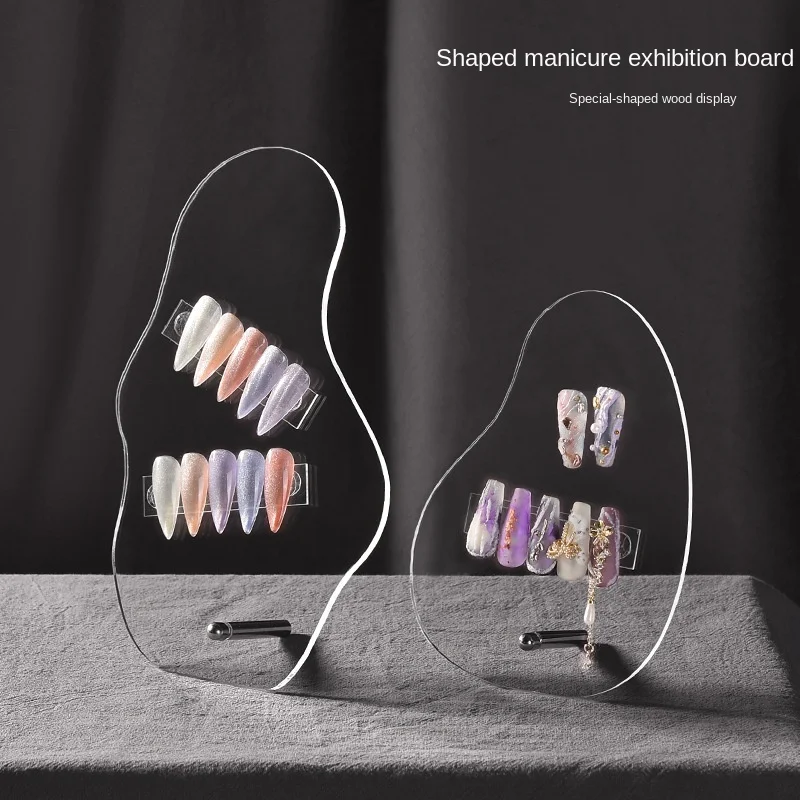 

Japanese-style Special-shaped Gram Nail Display Photo Props Stand-up Style Display Background Board
